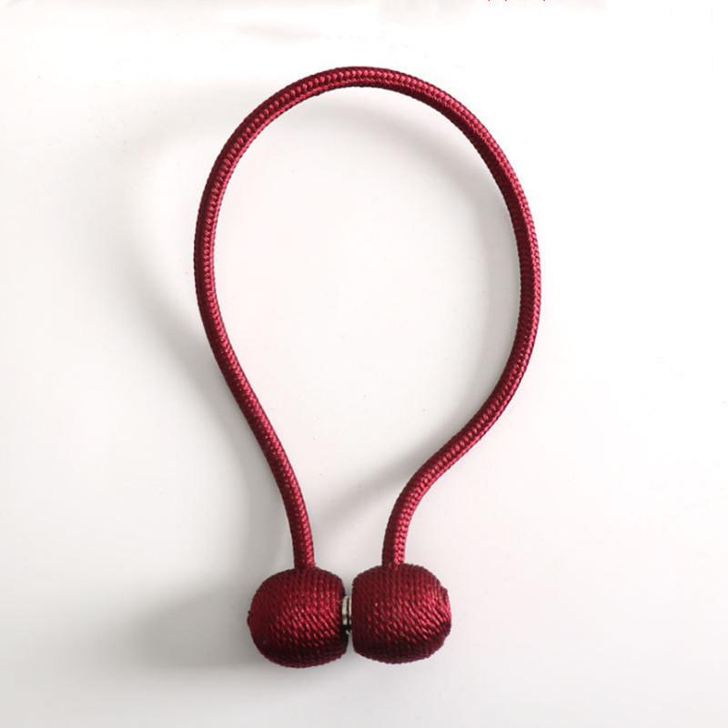 Curtain Decorative Decorative Rope Curtain Tiebacks Magnetic Hooks for Home Office Decorative Living Room Design