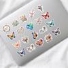 1030Pcs Kawaii Butterfly Plants Colored Pvc Adhesive Stickers Aesthetic Diy Phone Laptop Luggage Skateboard Graffiti Decals