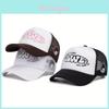Classic American Vintage Embroidered Mesh Hat With Sun Protection For Men Women