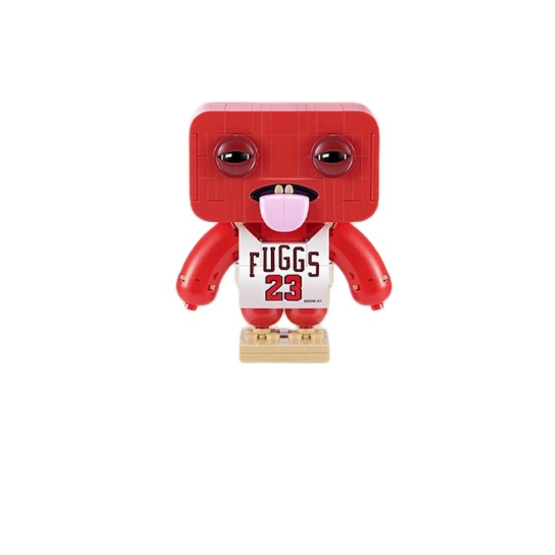 Cute Tooth Monster Hollywood Superstar Series Assembly Model Toy Trendy Peripheral Gift