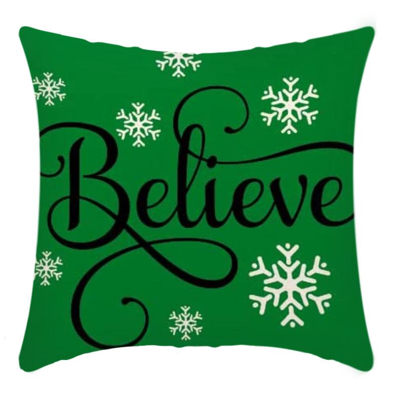 Christmas Nordic Style Santa Claus Pillowcase Home Sofa Cushion Car Cushion Cartoon Christmas Pillowcase