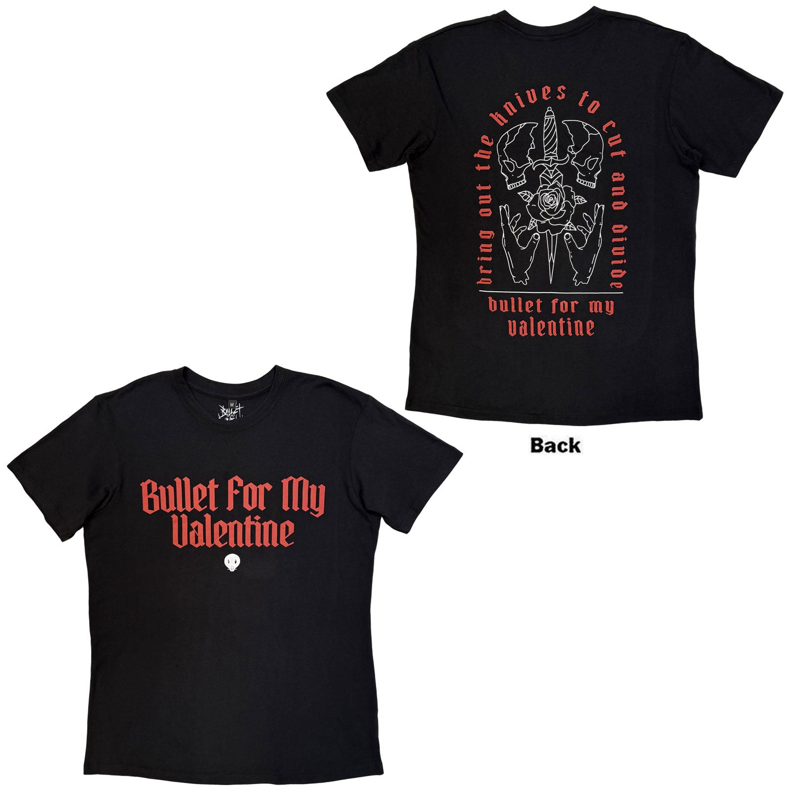 Bullet For My Valentine Premium Carbon TShirt Bring Out The Knives Black B XL