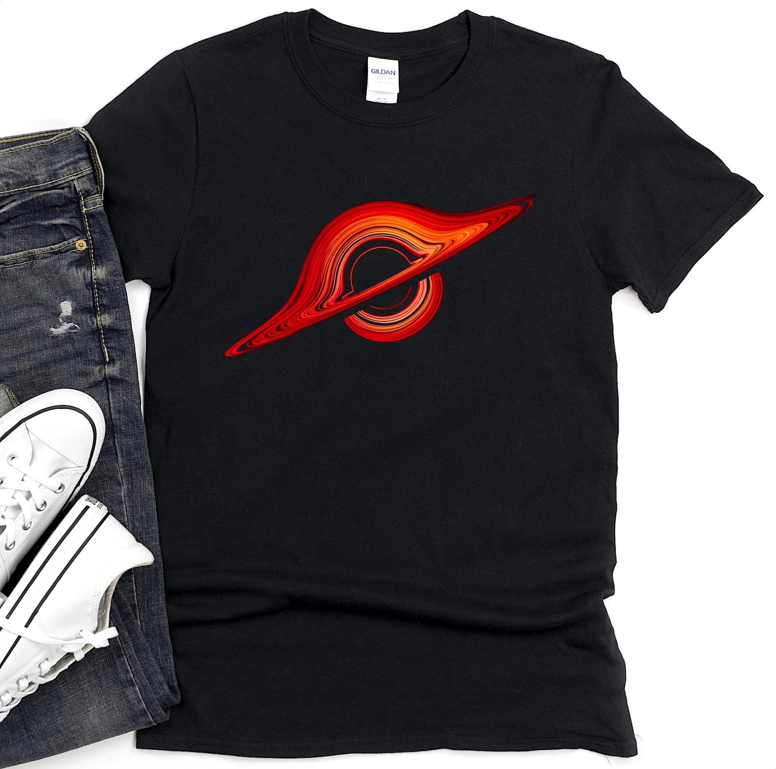 Black Hole Graphic Tee, Astronomy Space Shirt 2XL