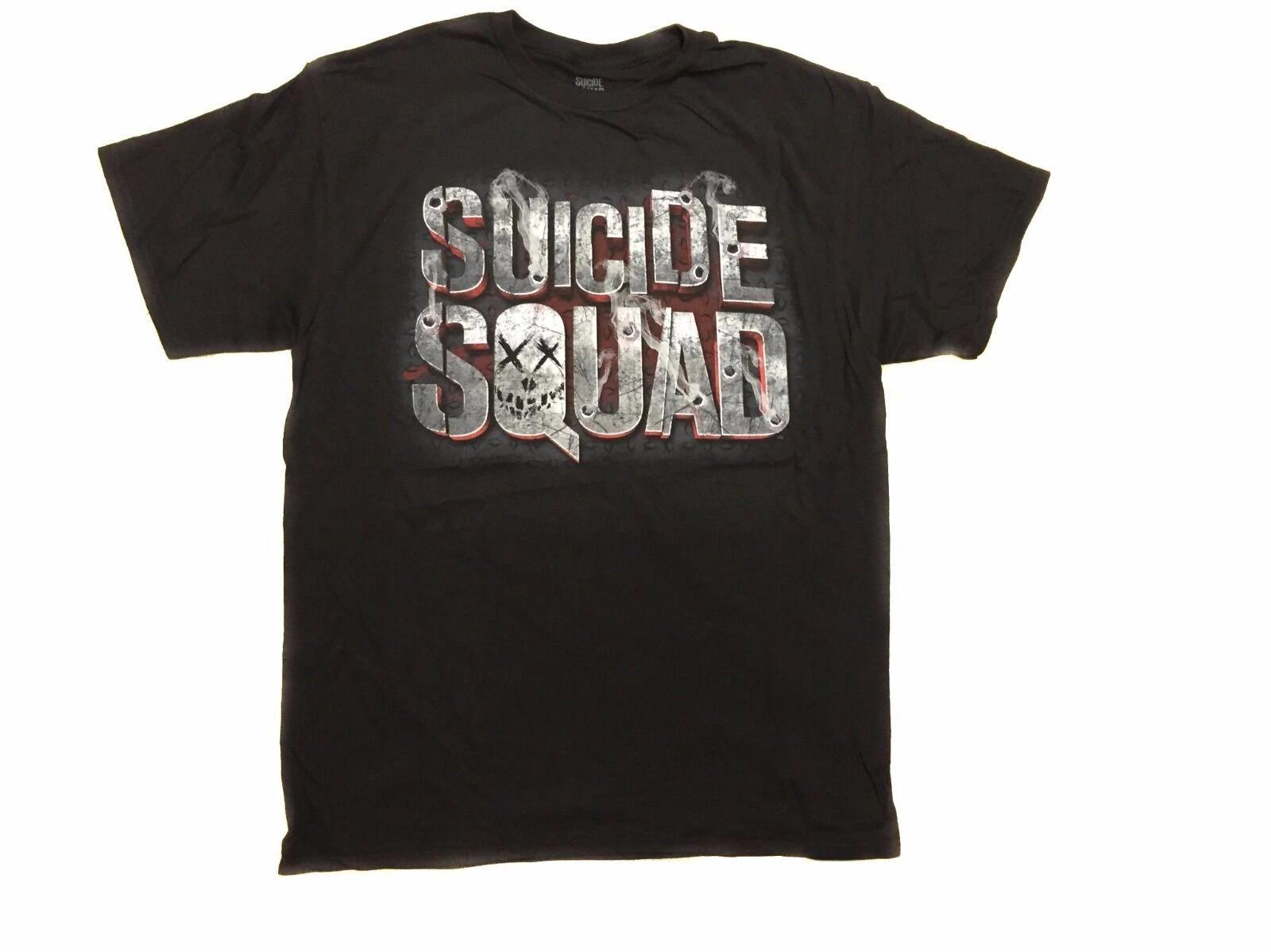 Suicide Squad Logo Smoke Holes DC Comics Children s T-shirt 150