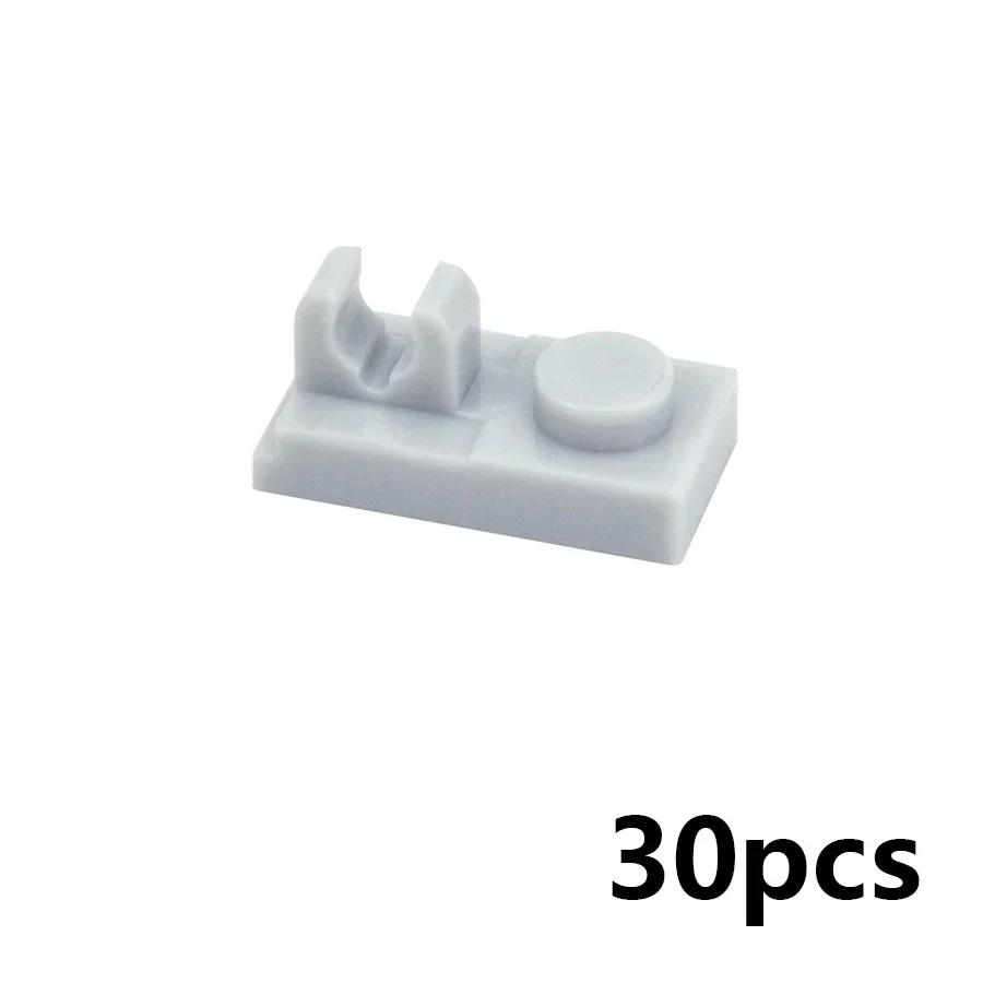 Kompatibel 63868 92280 60478 18649 MOC Teil Bauplatte Speziell 1x2 mit Griffen Dünner Stein Clip DIY Baustein Kinderspielzeug