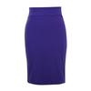 Dámská obyčejná kancelářská dámská strečová sukně Bodycon Midi Jersey