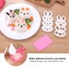 DIY Bunny Shape Food grade PP Material Sushi Rice Roll Bento Mold Handicraft Rice Roll Mold