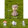 Adorable Mini Resin Dog Dolls 12 Style Ornaments Perfect For Charming Garden Decor