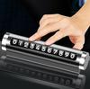 Silver Parking Card Universal Black Car Accessories Car Stickers