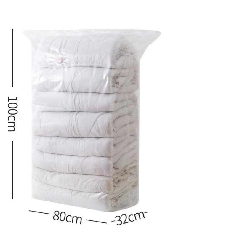 2pcs Vacuum Compression Bags Clothes Blankets Shirts Pillows Storage Bags Thickened Large Capacity Sealed Bag Without The Need for A Vacuum Pump