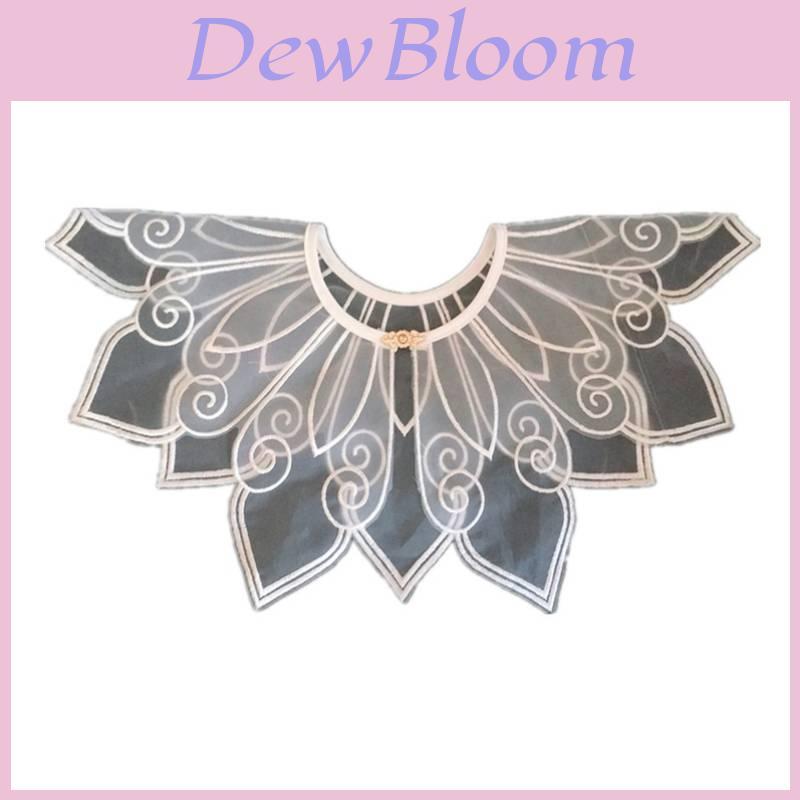 Ethnic Style Polyester Lace Collared Shoulder Cover For Women Spring 2022