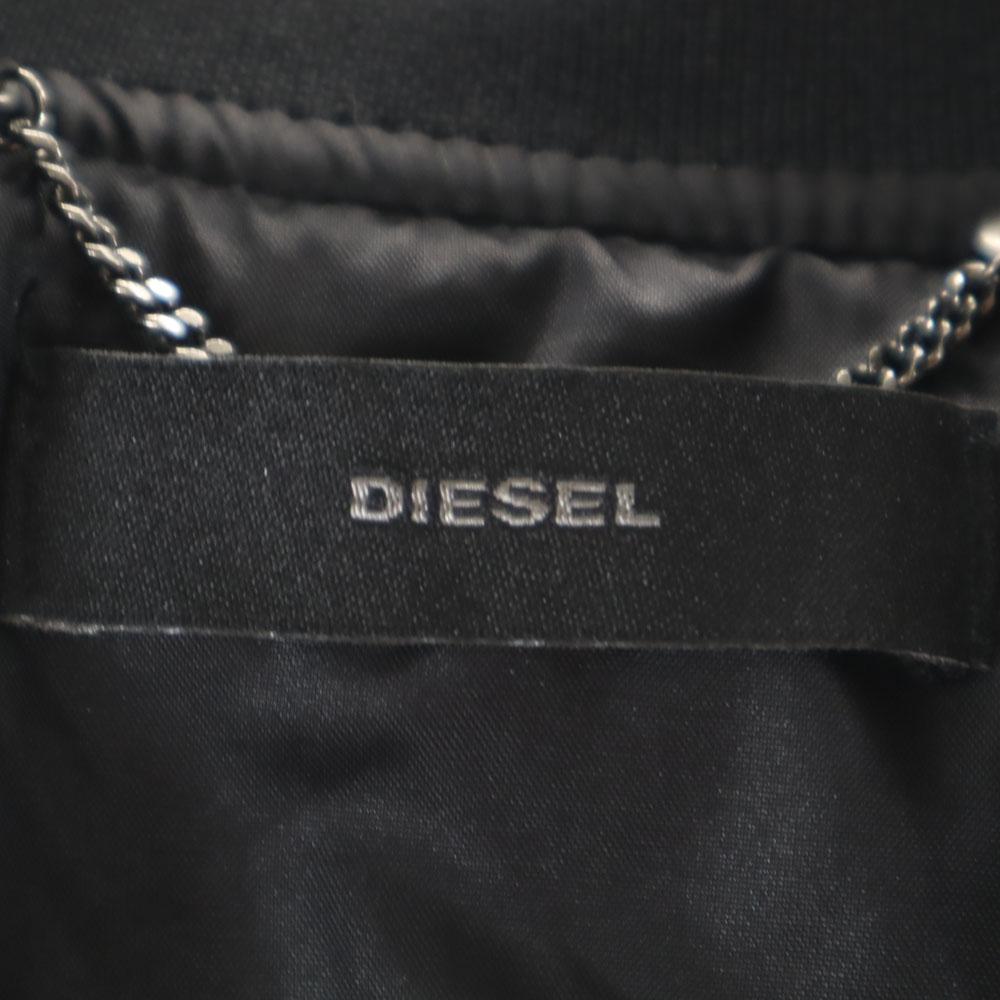 DIESEL down coat S black Women Used