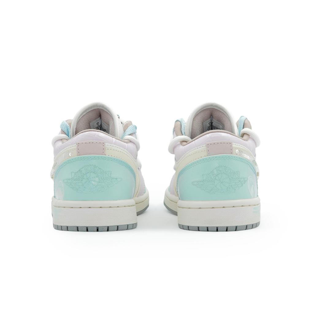 Jordan Pantofi de baschet vintage Air Jordan 1 Unisex cu gleznă joasă Mov/Alb/Albastru IH7323-100(Echipa1189-)