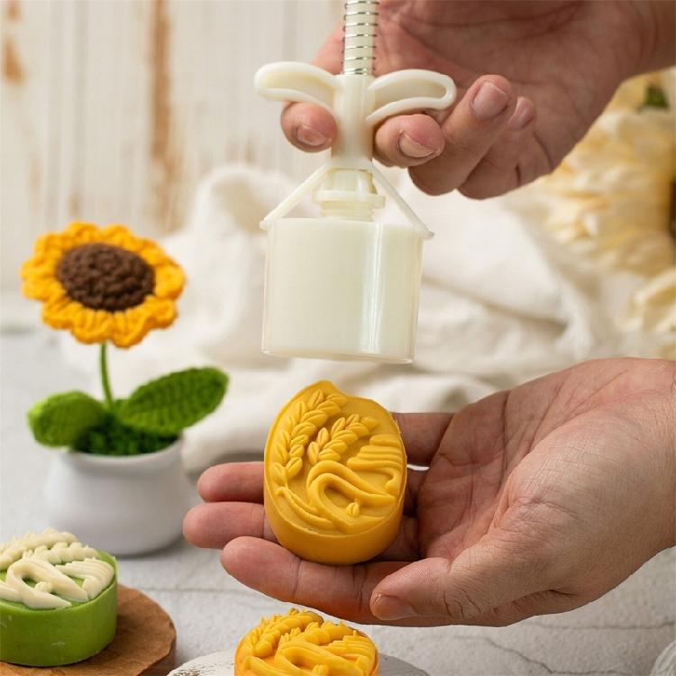 Functional Mooncakes Shaping Set Home Baking Mooncakes Shaping Mould with Festival Pattern for Celebration