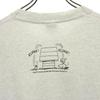 Peanuts 90s Old USA Made SNOOPY Short Sleeve T-shirt Gray Men's Used