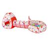 Baby Play Tent Set: 3-in-1 with Basketball Pool & Crawling Tunnel for Children Aged 0-3