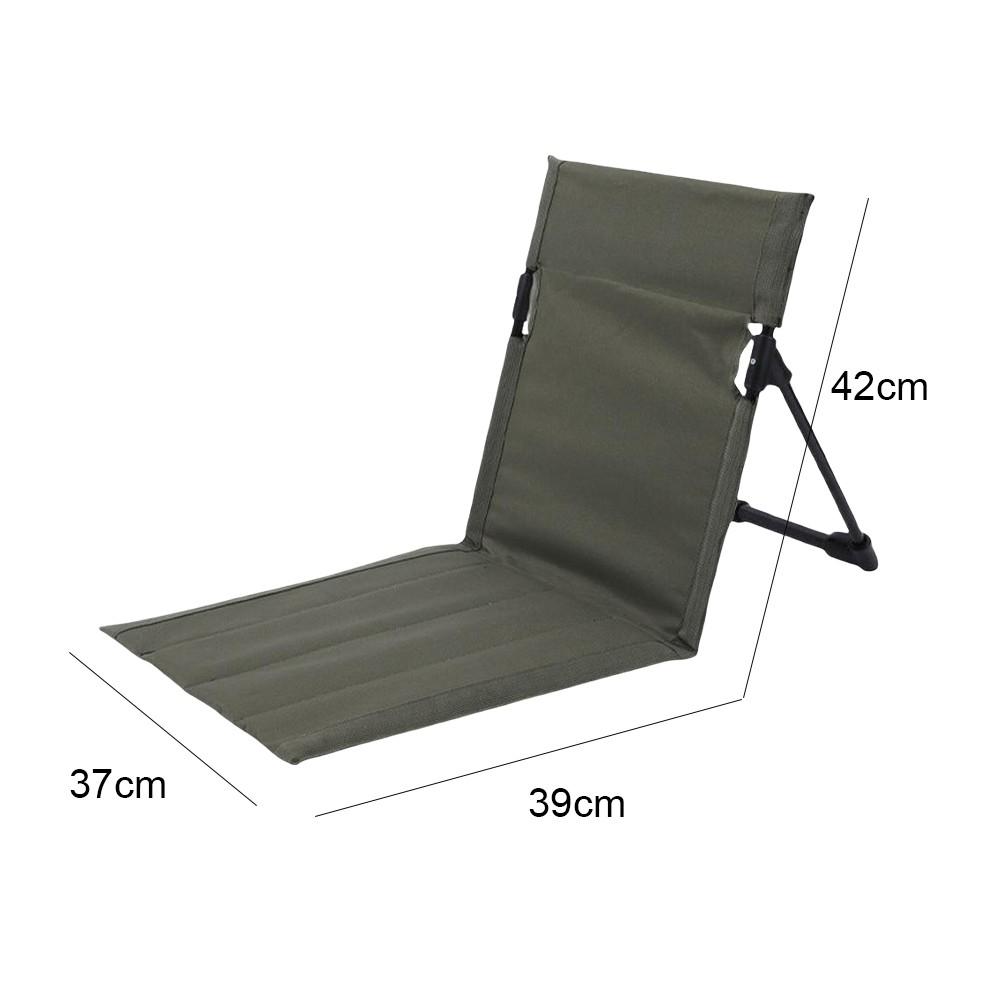 Adjustable Backrest Beach Chair Folding Lounge Chair