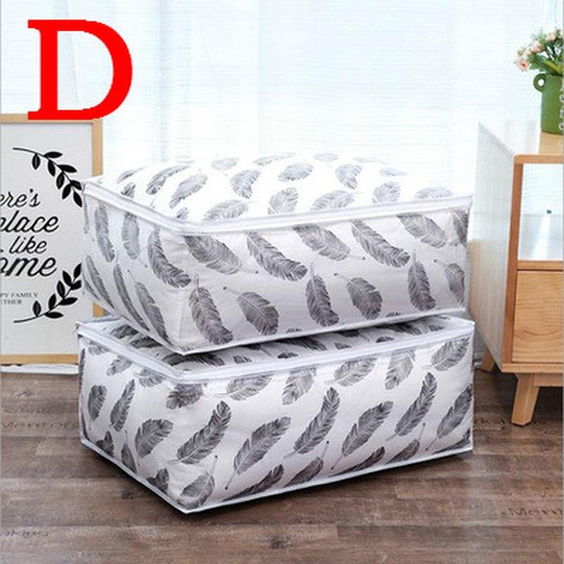 1PC Foldable Storage Bag Quilt Pillow Blanket Organizer Moisture-proof Clothes Storage Bag Home Clos