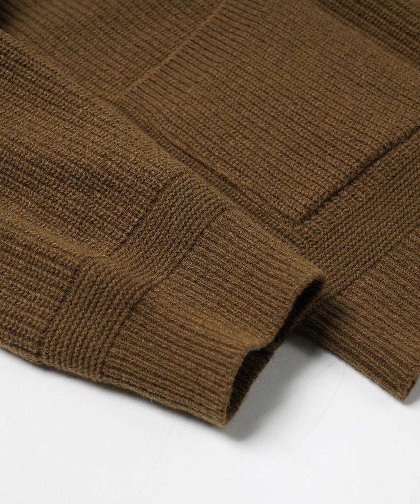 Frizmworks Wool Deck Zip Up Cardigan _ Cinnamon