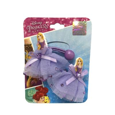 Disney Princess Dress Hair Ties (Rapunzel) Set of 2 (Product Code: 13738) [Same-Day or Next-Day Shipping]