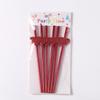 Heart Card Paper Straws for Valentine's Day Cocktail Party Decoration