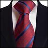 [White Fang] Business Tie, Striped, Suit Accessory, Formal, Office, Men's NC109 (Blue)