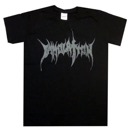 Unisex Short Sleeve Crew Neck Cotton T Shirt Immolation Logo XXL