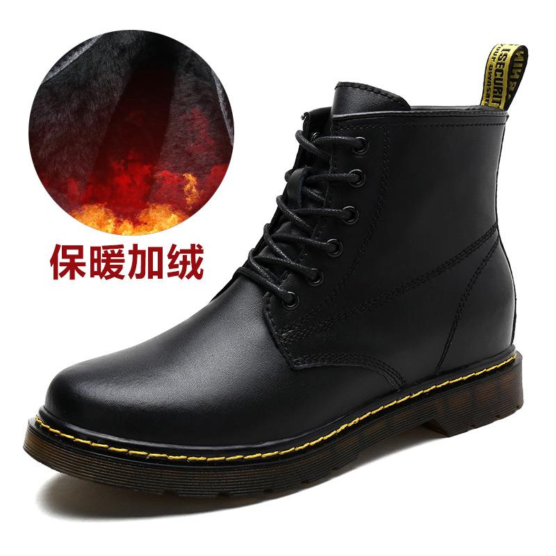 

Martin boots inner heightening men s shoes 10cm men s casual high-top shoes invisible heightening shoes 8cm men s trendy shoes 6 44