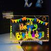 Attached With 7 Colorful Pens Light Up Acrylic Message Board Rewritable DIY Children's Glowing Drawing Board Message Lamp 2026