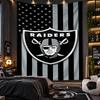 Wandbehang Tapisserie Las Vegas Raiders Drucktuch für Wohnzimmer Schlafzimmer Heimdekoration