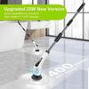 9 IN 1 Multifunktionale Elektrische Reinigungsbürste Kabellos Tragbar Elektrischer Spin-Schrubber Handheld Badewanne Küchenreiniger