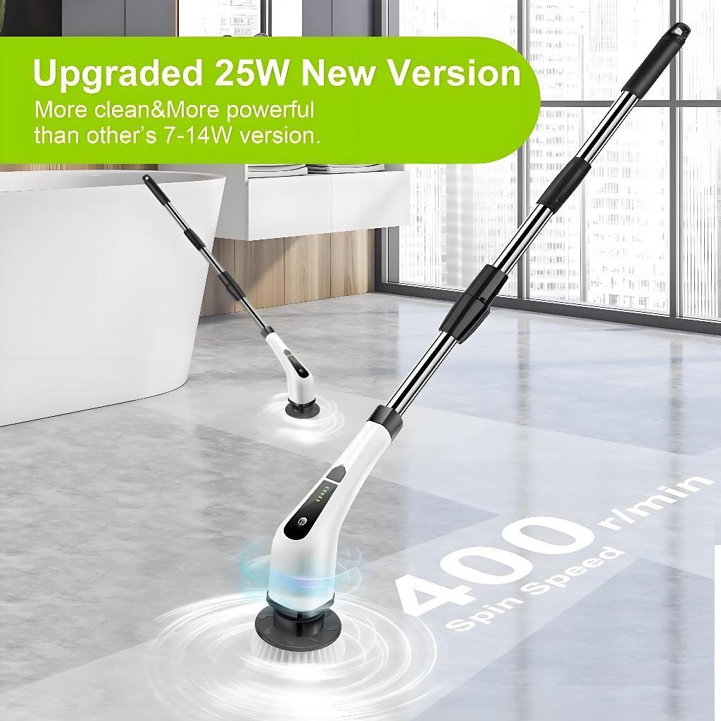 9 IN 1 Multifunktionale Elektrische Reinigungsbürste Kabellos Tragbar Elektrischer Spin-Schrubber Handheld Badewanne Küchenreiniger
