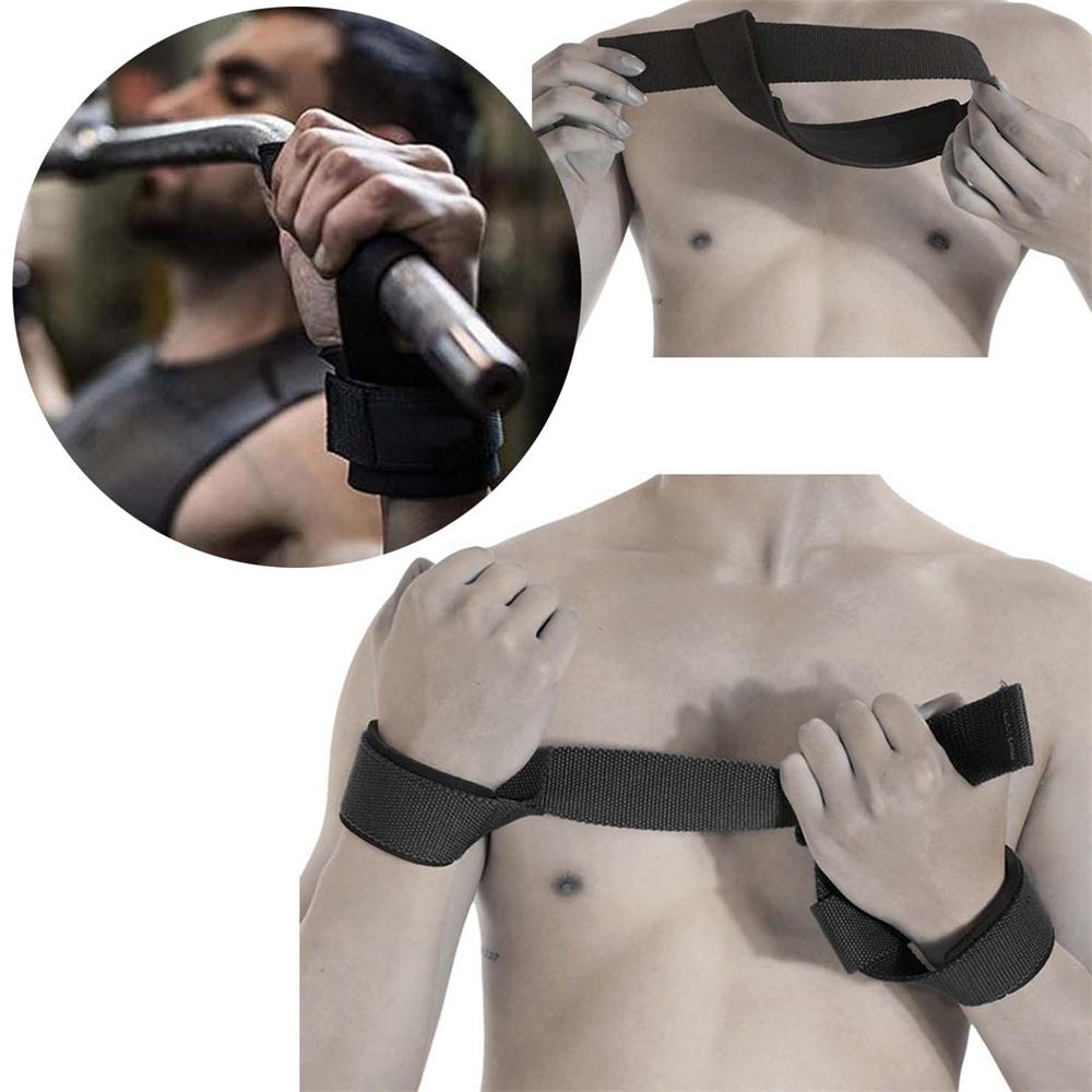 4 PCS Weight Lifting Straps – Non-Slip Wrist Support for Deadlifts, Pull-Ups & Gym Workouts