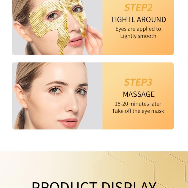 Golden Butterfly Eye Mask SADOER Eye Mask 15g Moisturizing Tablets