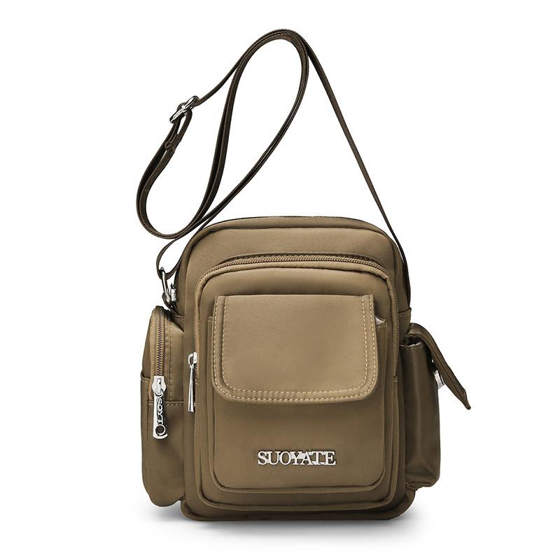 Water-repellent Nylon Bag Travel Shoulder Bag Women's Crossbody Bag Small Square Bag