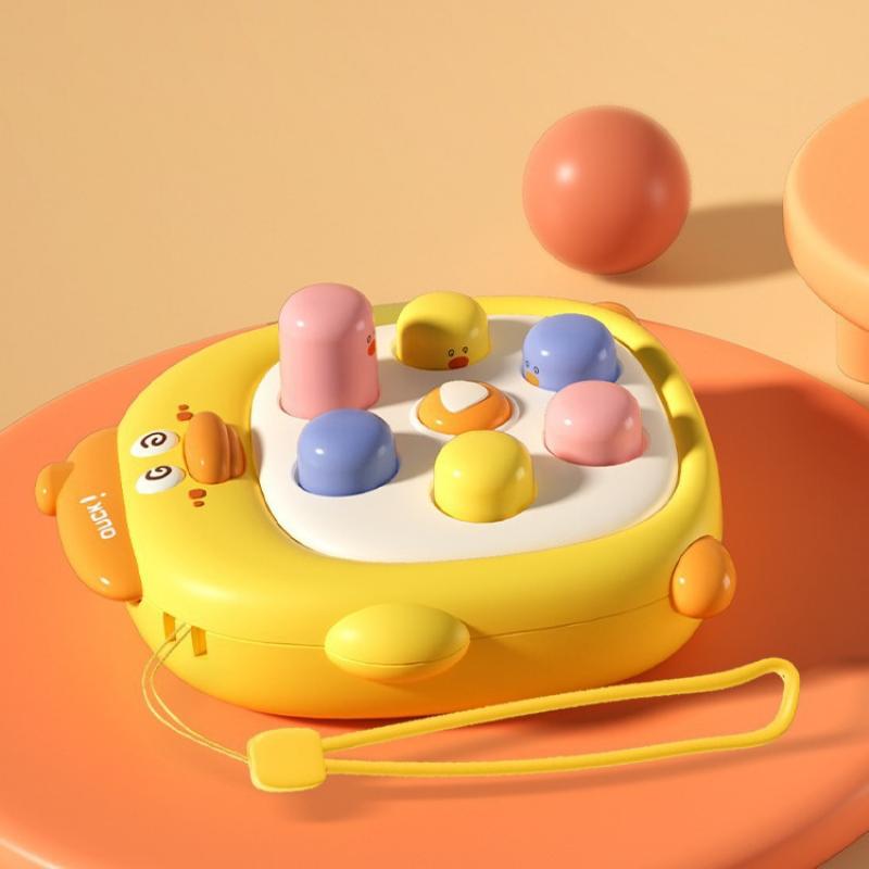 Mini Cartoon Hamster Spielzeug Spaß Rettich Presse Musik Eltern-Kind Interaktives Puzzle Dekompression Kleines Spielzeug