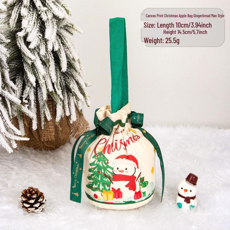 

Christmas Eve Apple Candy Gift Bag: Creative Holiday Packaging