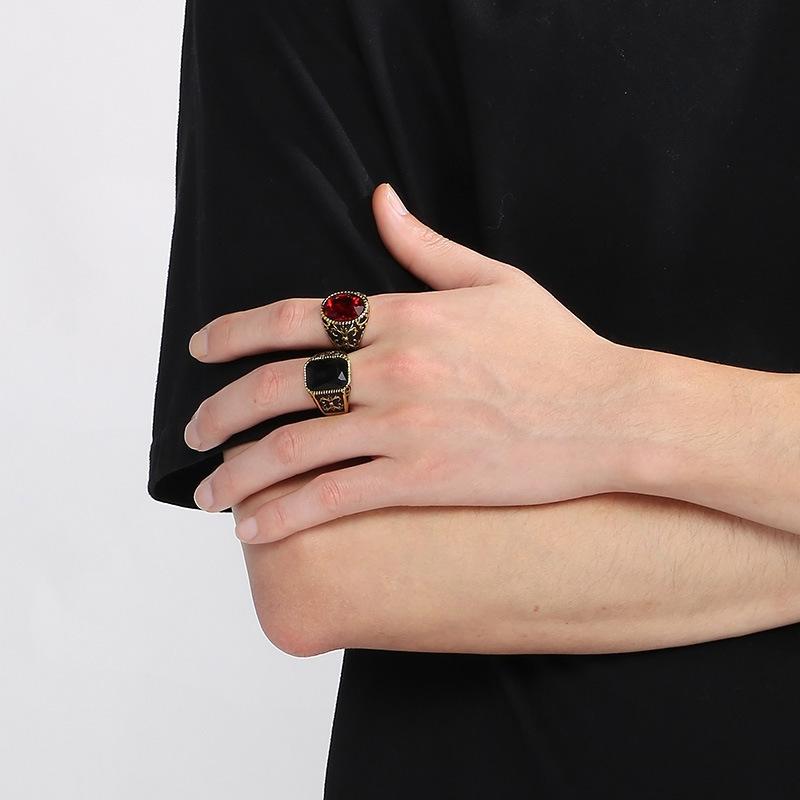 Vintage Nordic Viking Element Ring, Court Style Luxury Fashion Jewel Engraved Men's Ring 2026
