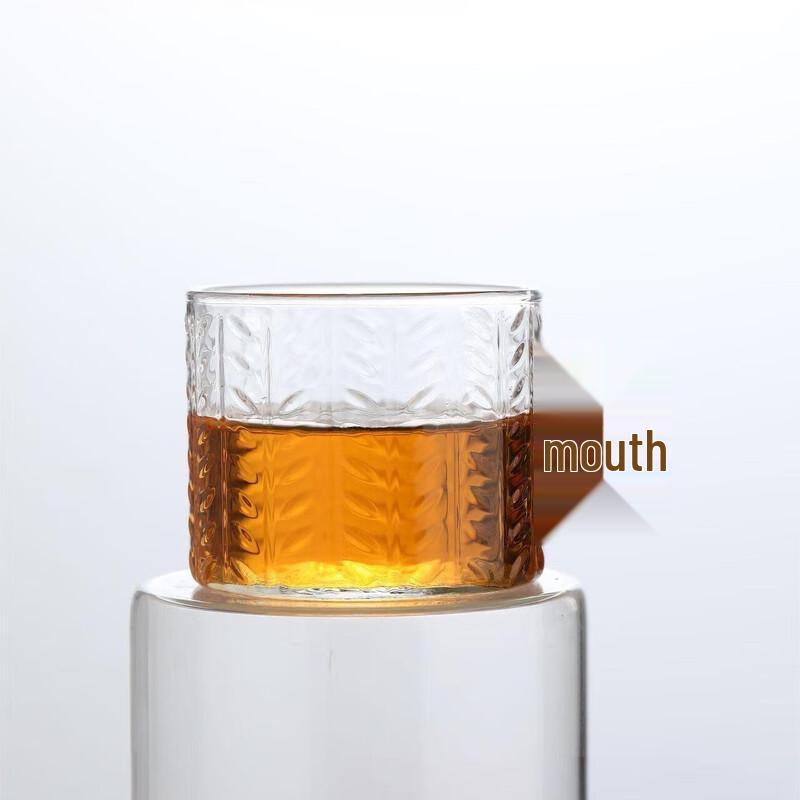 Hammered Texture Borosilicate Glass Teacup Set