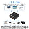 Samcos HDMI HDMI Bidirectional HDMI 1 Input to 2 2 Inputs to 1 Manual 3D Visual No Power Required Switch, 4K/60Hz/1080p Selector, Splitter, Outputs,