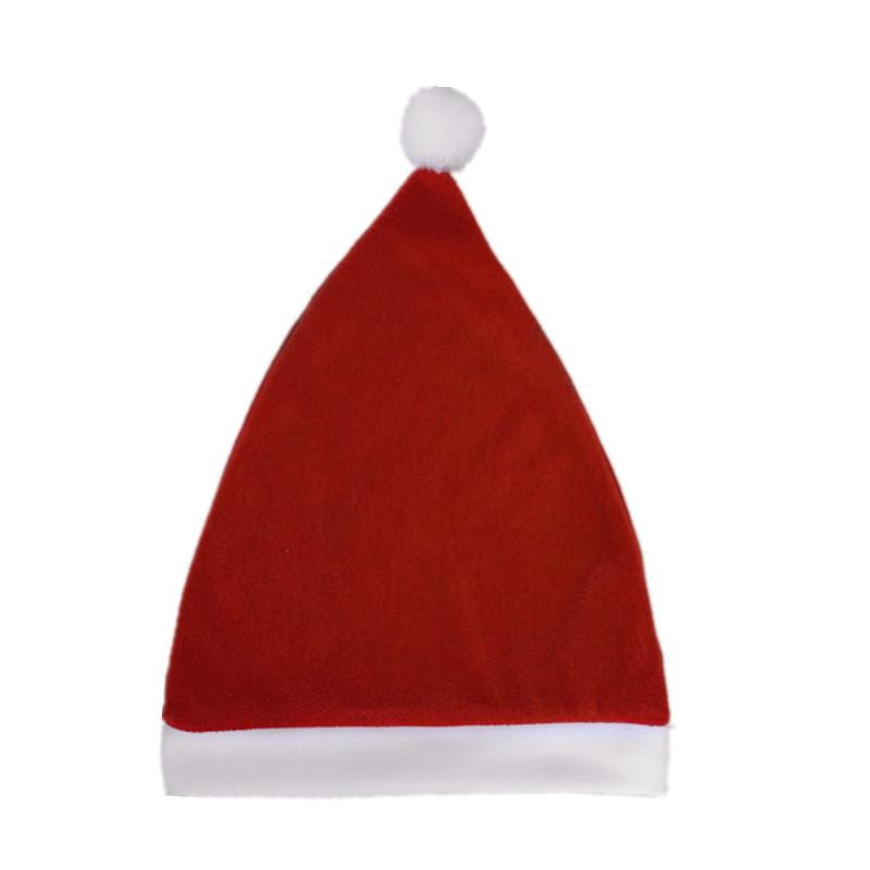 Plush Santa Hat for Adults & Kids - Christmas Decoration & Gift