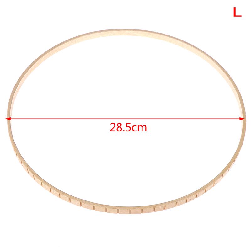 Buy Round Wooden Knitting Loom Craft Diy Weaving Tool For Handmade Wall Hangings at affordable