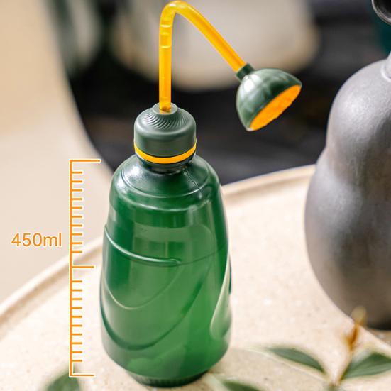 450ml Vattenflaska Kläm Vattenflaska med Avtagbart Duschhuvud Liten Vattenkanna för Plantor Inomhusväxter Suckulenter