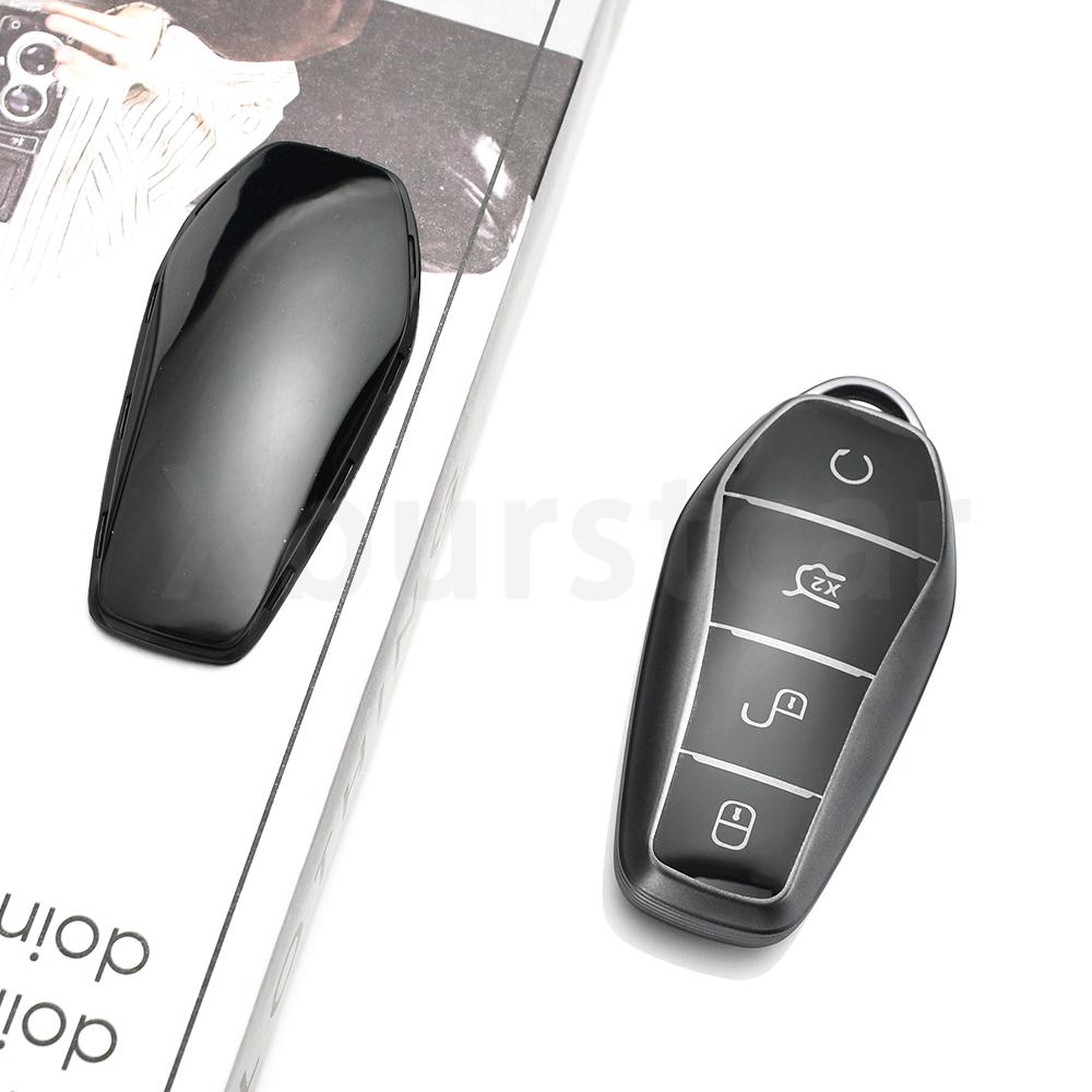 Tpu Shell For Byd Han Ev Dolphin Song Pro Tang Dm Yuan Dolphin E2 Atto 3 Max Qin Plus Auto Car Key Case Cover Fob Holder