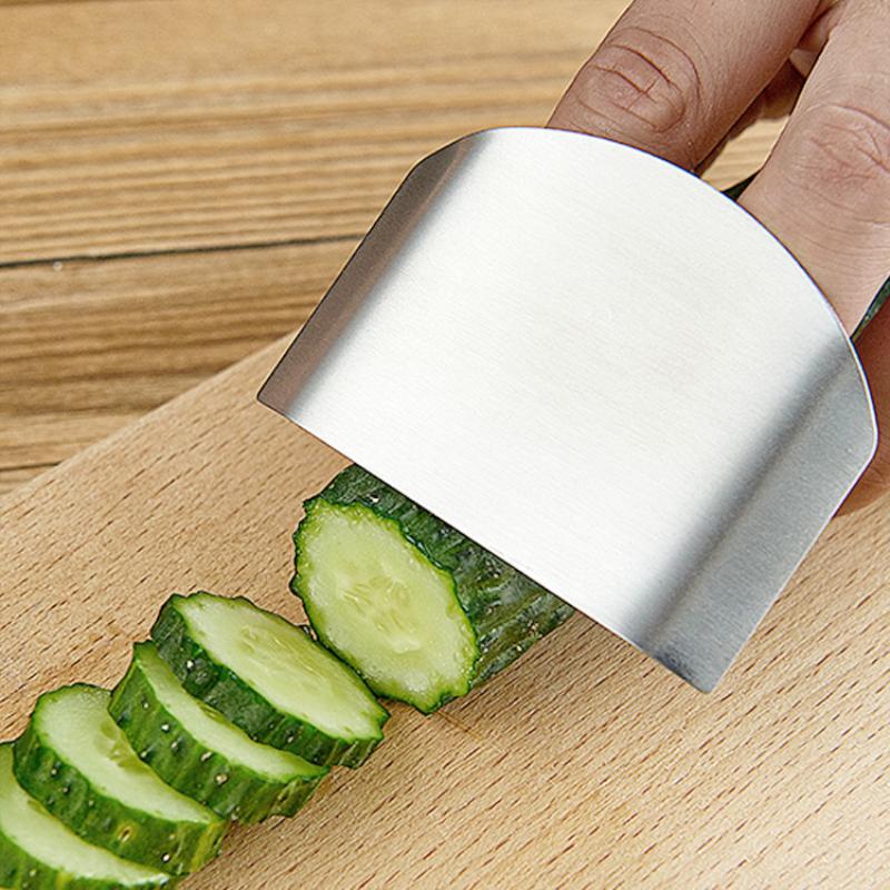 Stainless Steel Finger Protector Anti-cut Finger Kitchen Tools Safe Vegetable Cutting Hand Protecter Kitchen Gadgets