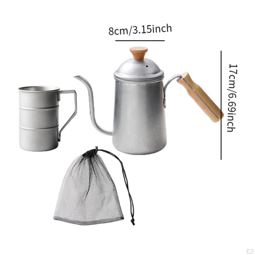 Kaffee Wasserkocher Teekanne Flow Auslauf Gute Wärmedämmung Professionelle Schwanenhals Teekessel für