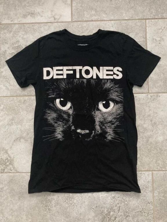 Футболка с коротким рукавом Deftones Band Cat 90-х 4XL