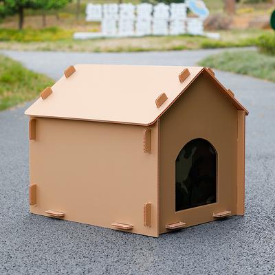 Waterproof Stray Cat House Outside Warm Cat Shelter Foldable Cat Outdoor House Collapsible Insulated Pet House for Four Season