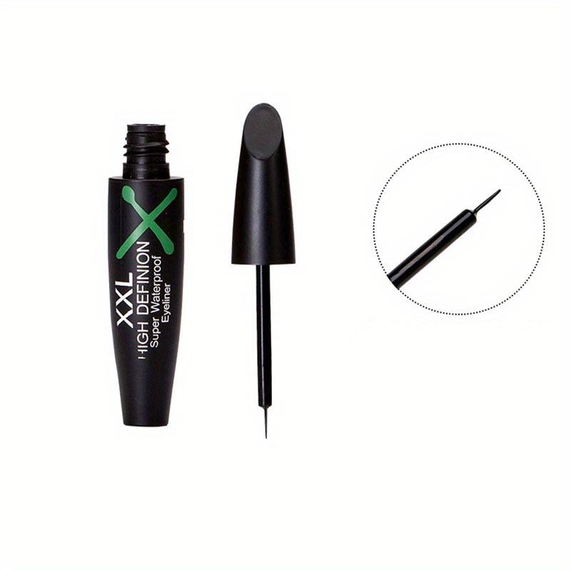 

Подводка для глаз большого объема, 6 мл, водостойкая, устойчивая к поту, не размазывается, быстросохнущая подводка для глаз, стойкая крутая черная подводка для глаз для начинающих чёрный