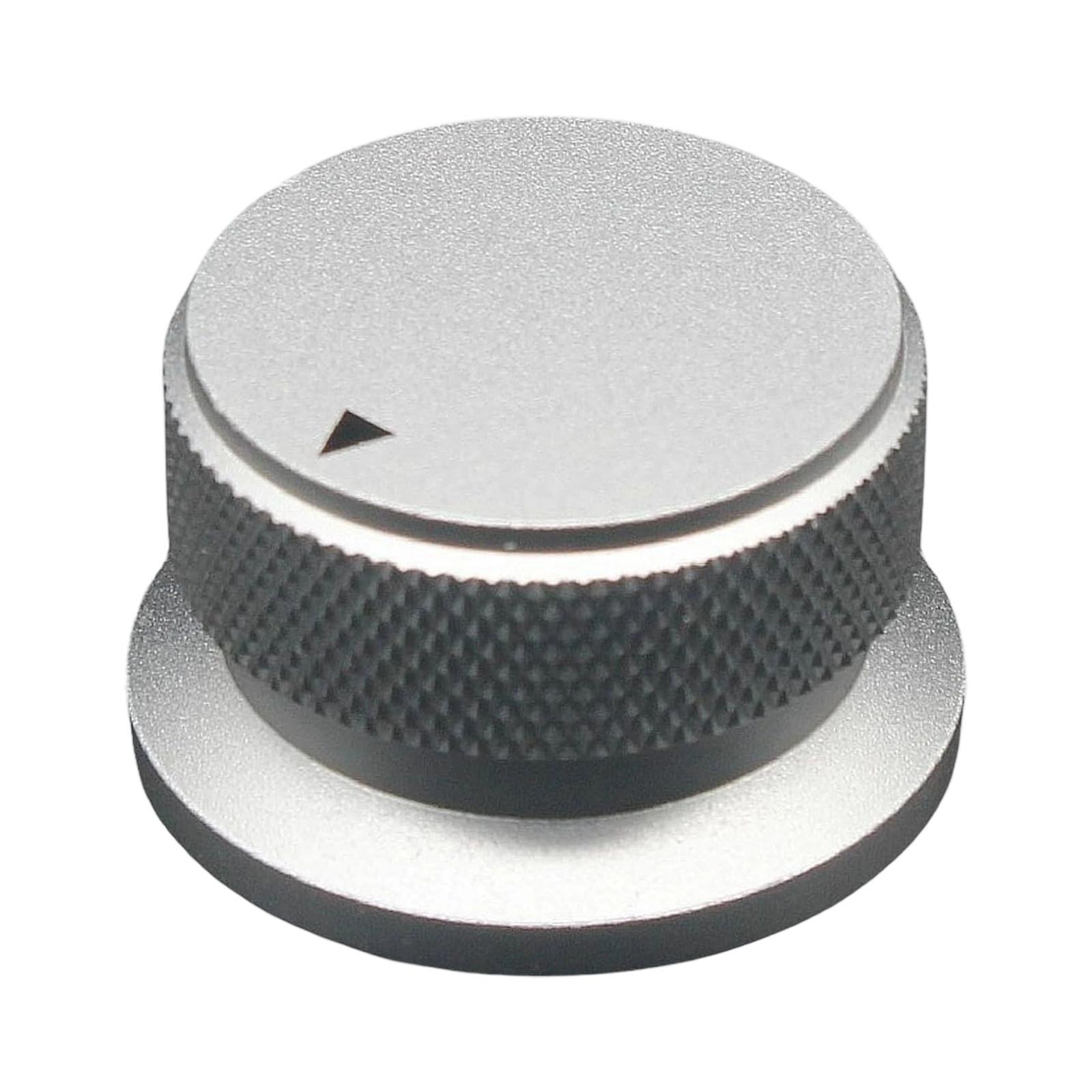 

Accuracy Engineered Aluminum Stereo Adjustment Knob Not Slip Surfaces Amplifiers Volumes Face for Most Sound Devices серебряный